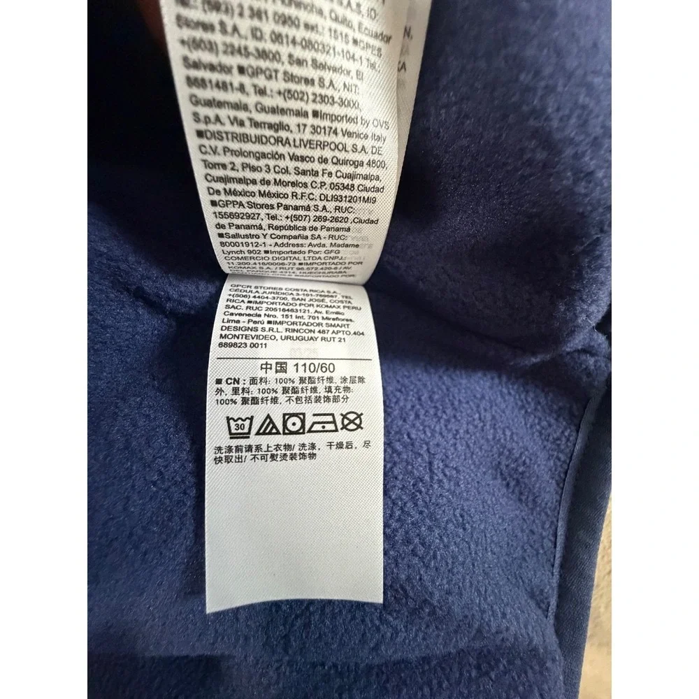 Baby Gap Cold Control Puffer Jacket Kids 5yrs Blue Dinosaur Print Hooded NEW $70